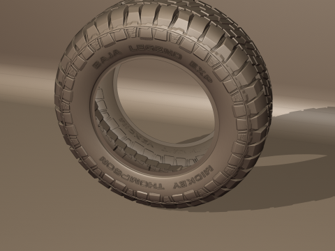 米奇·汤普森轮胎 Baja Legend EXP 3D 模型