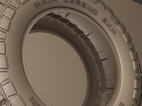 米奇·汤普森轮胎 Baja Legend EXP 3D 模型