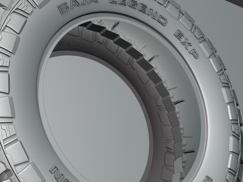 米奇·汤普森轮胎 Baja Legend EXP 3D 模型