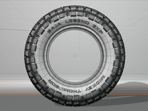 Mickey Thompson Tire Baja Legend EXP 3D Model