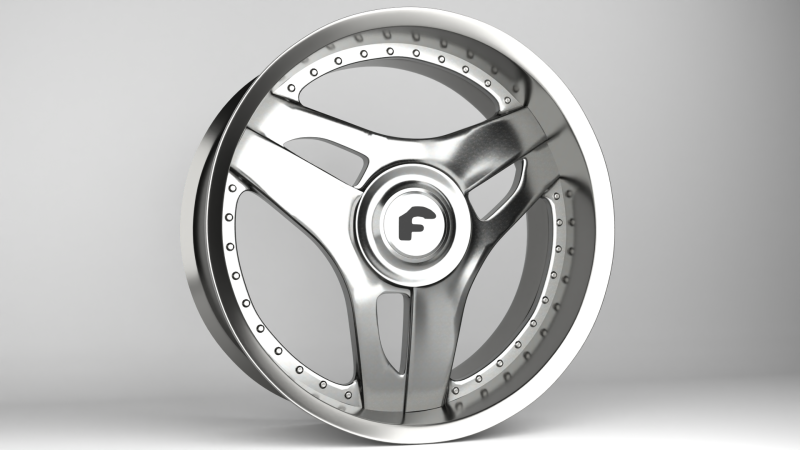 Forgiato 713-2 Wheels 3D 模型 .c4d .max .obj .3ds .fbx .stl .blend