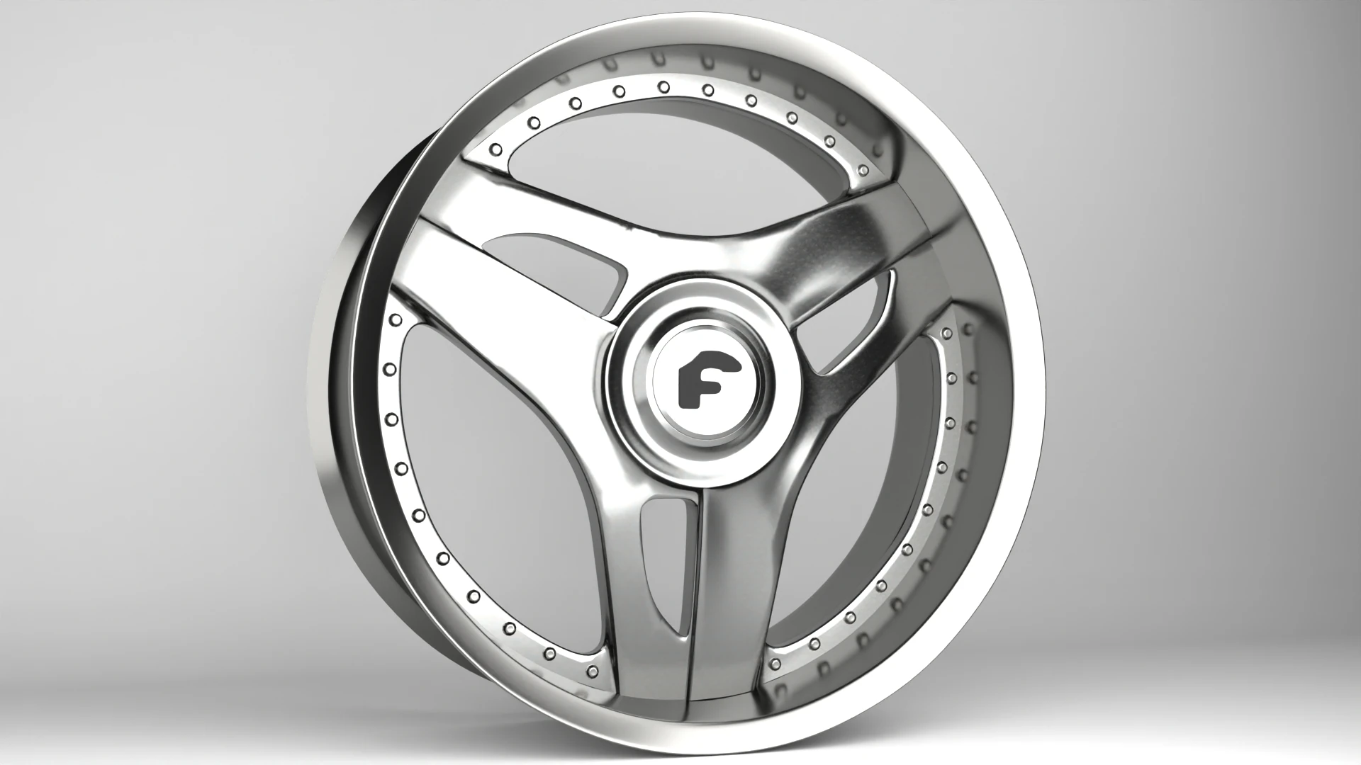Forgiato 713-2 Wheels 3D Model .c4d .max .obj .3ds .fbx .stl .blend