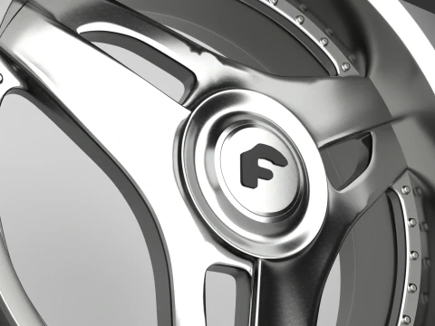 Forgiato 713-2 Wheels 3D Model