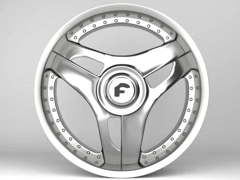 Forgiato 713-2 Wheels 3D Model