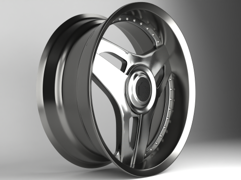 Forgiato 713-2 Wheels 3D 模型