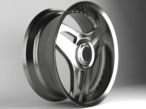Forgiato 713-2 Wheels 3D Model