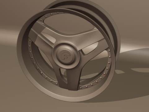 Forgiato 713-2 Wheels 3D 模型