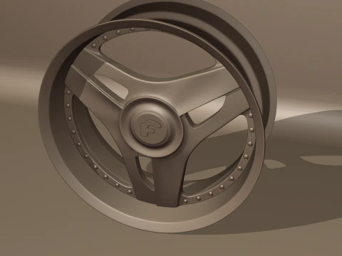 Forgiato 713-2 Wheels 3D Model