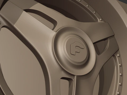 Forgiato 713-2 Wheels 3D Model