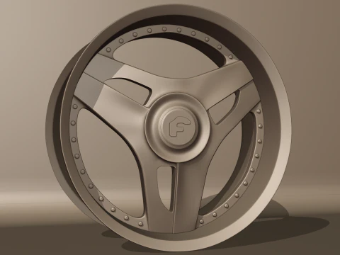 Forgiato 713-2 Wheels 3D Model
