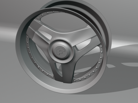 Forgiato 713-2 Wheels 3D 模型