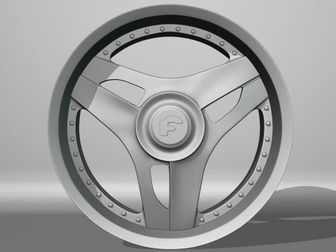 Forgiato 713-2 Wheels 3D Model