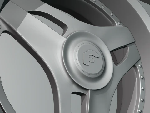 Forgiato 713-2 Wheels 3D Model