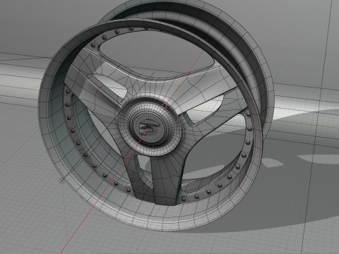 Forgiato 713-2 Wheels 3D 模型