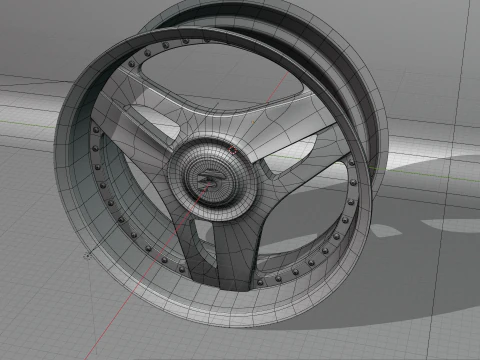 Forgiato 713-2 Wheels 3D Model