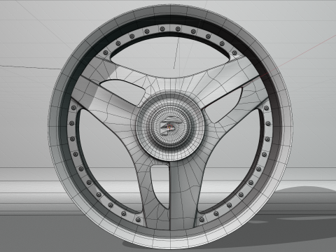 Forgiato 713-2 Wheels 3D 模型