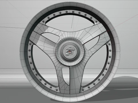 Forgiato 713-2 Wheels 3D Model