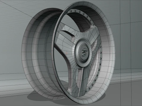 Forgiato 713-2 Wheels 3D Model