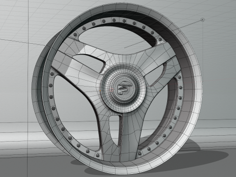 Forgiato 713-2 Wheels 3D 模型