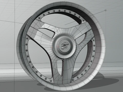Forgiato 713-2 Wheels 3D Model