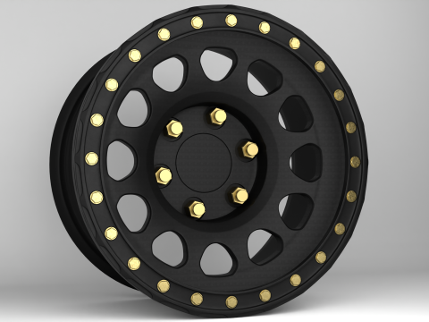 Method MR202 Wheels 3D Модель