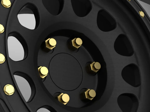 Method MR202 Wheels 3D Model