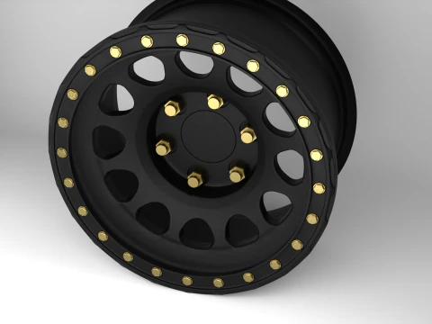 Method MR202 Wheels 3D Model