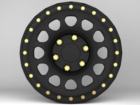 Method MR202 Wheels 3D Model