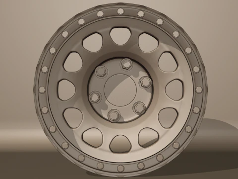 Method MR202 Wheels 3D Model