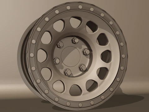 Method MR202 Wheels 3D Model