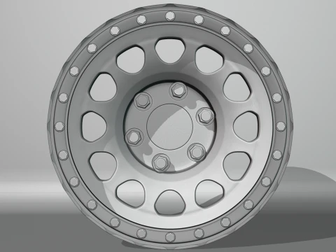 Method MR202 Wheels 3D Model