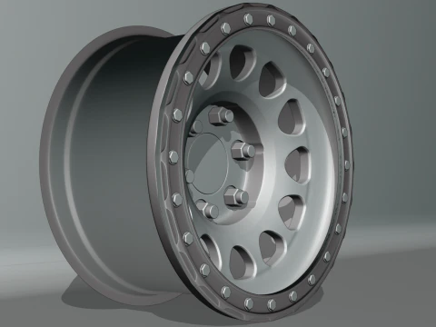 Method MR202 Wheels 3D Model