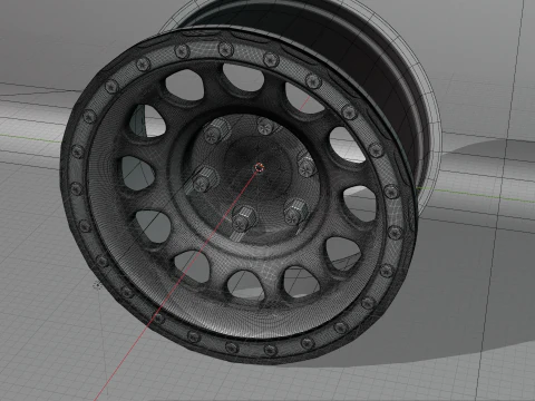 Method MR202 Wheels 3D Model
