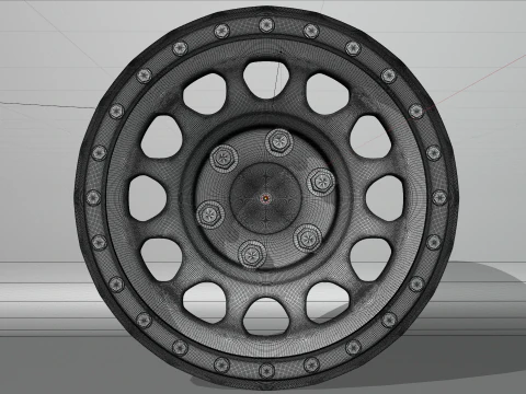 Method MR202 Wheels 3D Model