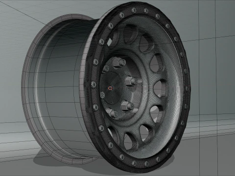 Method MR202 Wheels 3D Model