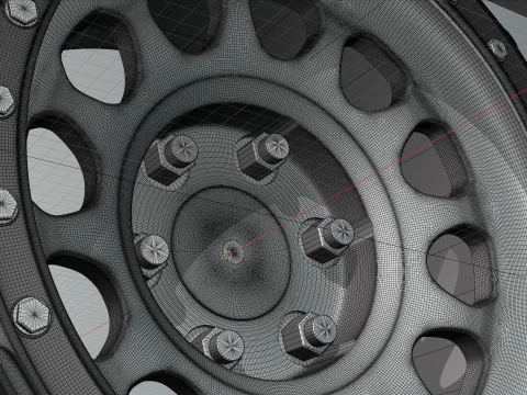 Method MR202 Wheels 3D Model