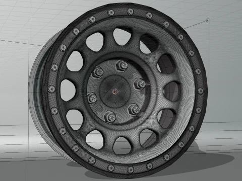 Method MR202 Wheels 3D Model