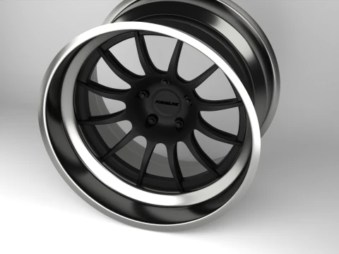 Forgeline TS3R Wheels 3D Model