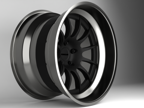 Forgeline TS3R Wheels 3D Модель