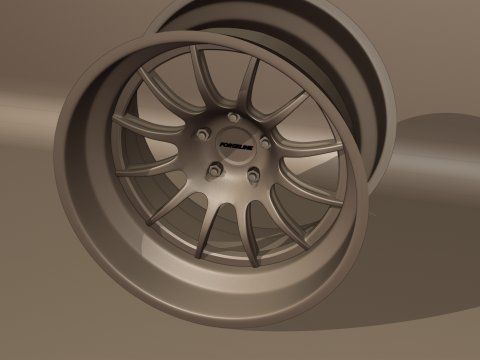 Forgeline TS3R Wheels 3D Модель