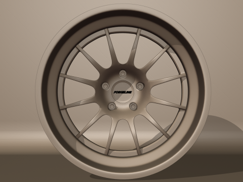Forgeline TS3R Wheels 3D Модель