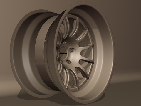 Forgeline TS3R Wheels 3D Модель