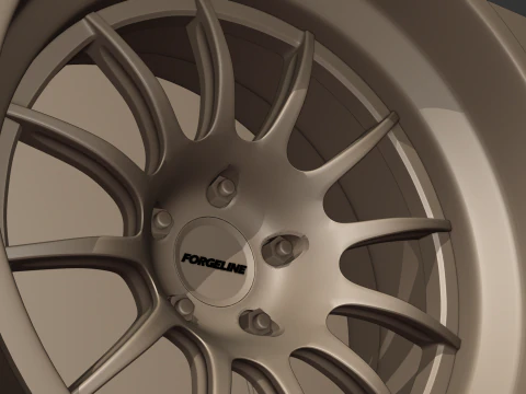 Forgeline TS3R Wheels 3D Model