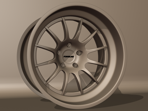 Forgeline TS3R Wheels 3D Модель