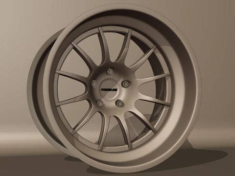 Forgeline TS3R Wheels 3D Model