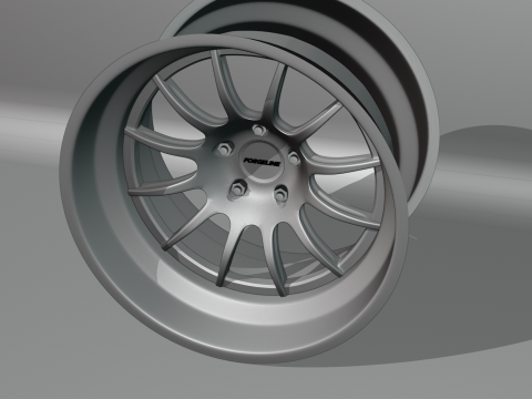 Forgeline TS3R Wheels 3D Модель