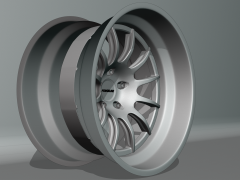 Forgeline TS3R Wheels 3D Модель