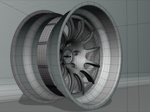 Forgeline TS3R Wheels 3D Модель