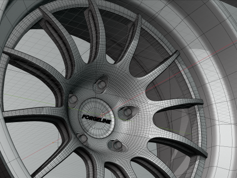 Forgeline TS3R Wheels 3D Модель