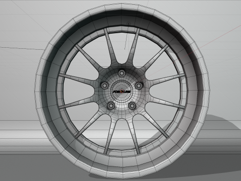 Forgeline TS3R Wheels 3D Модель